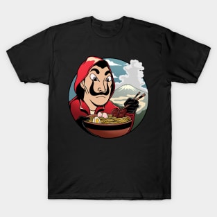 Money Heist Ramen Illustration T-Shirt